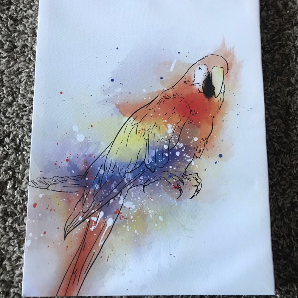 Parrot Canvas Wall Decor
